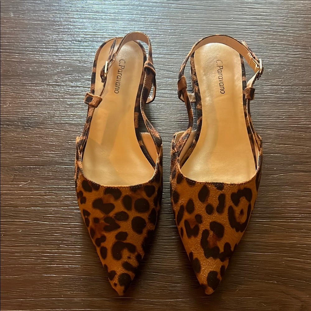 Paran Brown Leopard Print Flats